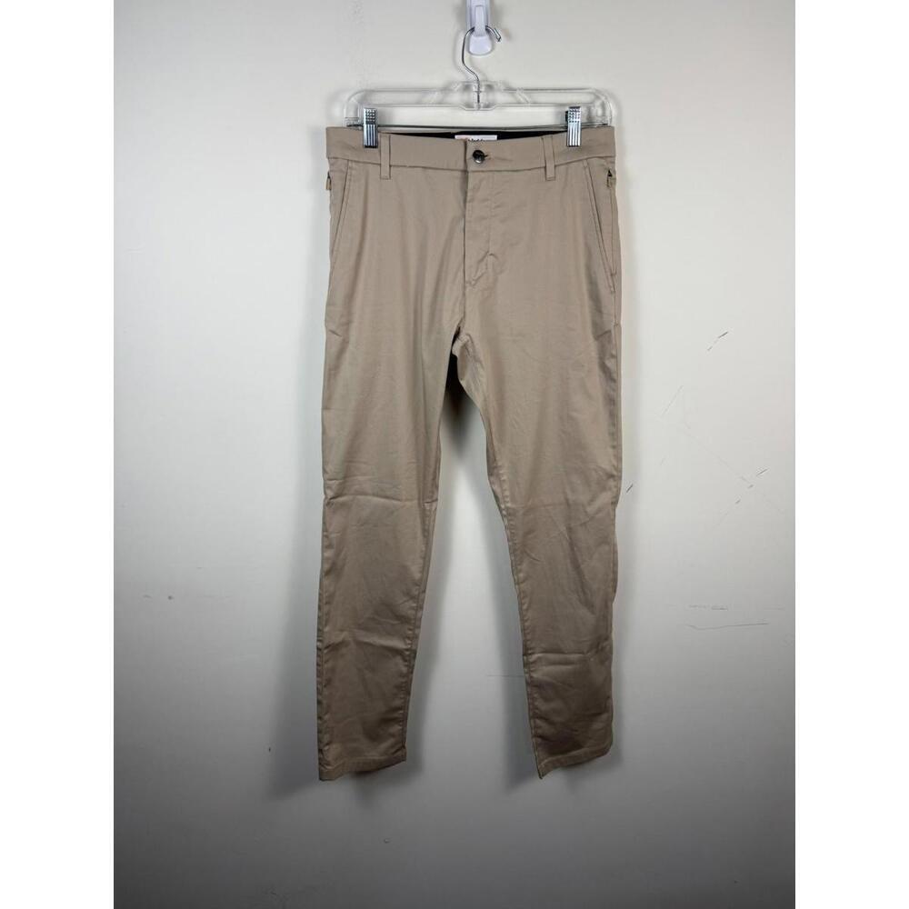 Birddogs Golf Jeff Pesos 30x32 Slim-Fit Khaki Chino Pants Beige Mens
